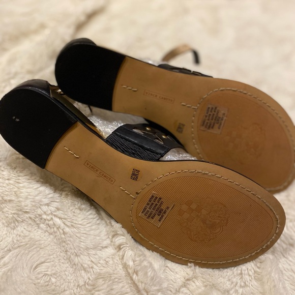 Vince Camuto NWOB Black Strappy Gladiator Sandals size 8.5 - Picture 7 of 7